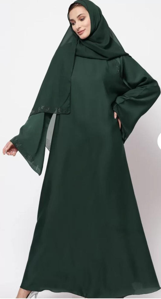 Fashionable Dress - Women - Olive Green